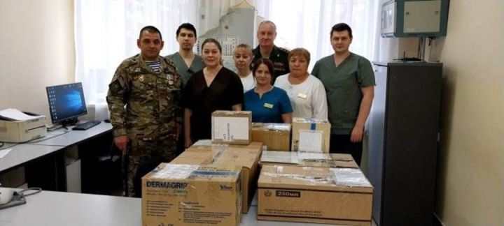 Лаеш үзәк район хастаханәсе сугышчыларга Лиман юнәлешендә медикаментлар җибәрде