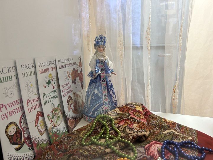 В детском саду «Берёзка» в Лаишевском районе проходит выставка, посвящённая Дню родного языка.