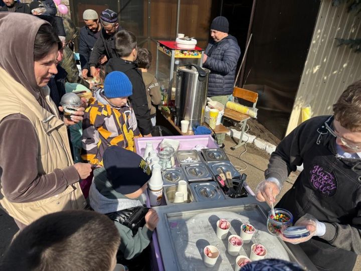 Празднование Уразы-байрама в Лаишевском районе объединило детей и взрослых