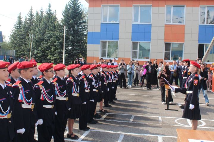 Пятиклассников Столбищенской школы Лаишевского района приняли в кадеты