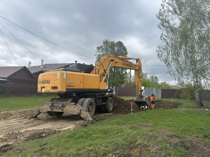 В городе Лаишево начались подготовительные работы по укладке асфальта
