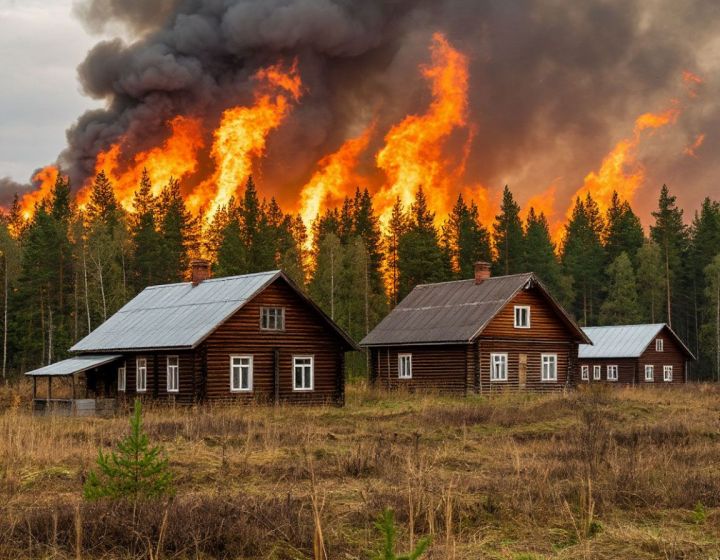 Пожарная опасность в Татарстане остается на высоком уровне