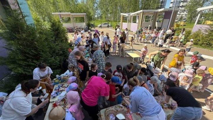 Лаеш районында балаларны яклау көнен бәйрәм ярминкәсе белән каршыладылар