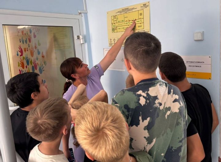 Лаишевским ребятам напоминают правила пожарной безопасности