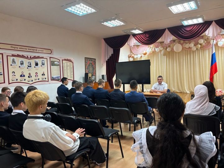 С учениками Лаишевского района провели важный разговор о законе и ответственности