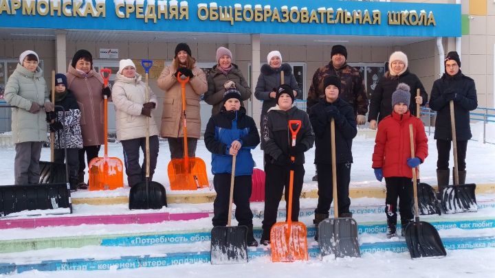В Лаишевском районе продолжается акция «Снежный десант»
