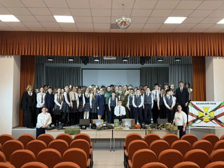 Волонтеры провели для лицеистов Лаишевского района «Урок мужества»
