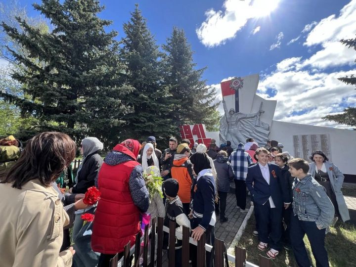 В селе Каипы Лаишевского района прошел митинг Победы