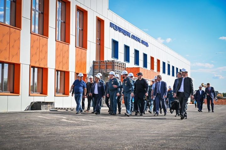 В Лаишевском районе Татарстана строится супербаза спасателей