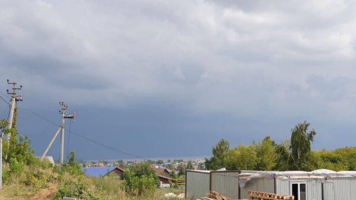 Дождь и грозу обещают в Лаишеве в среду