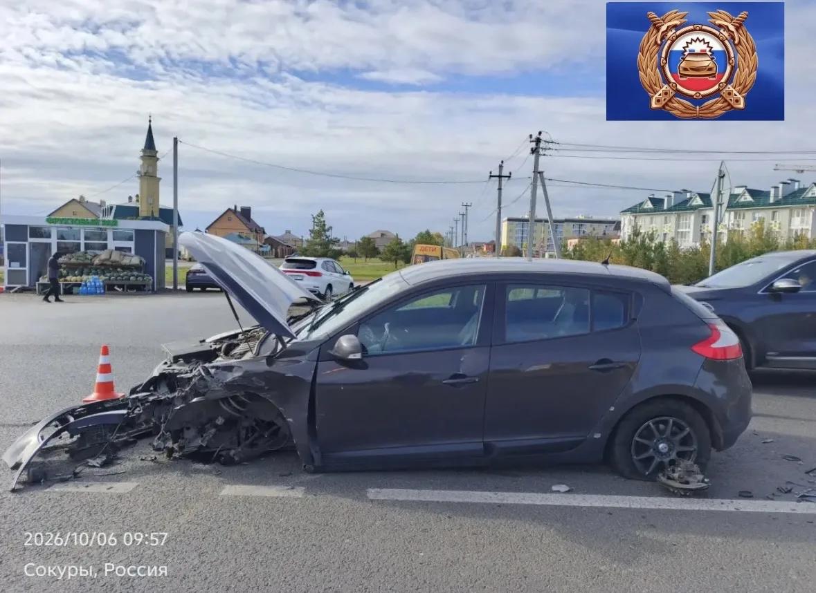 Один человек пострадал в столкновении BMW и Renault в Татарстане