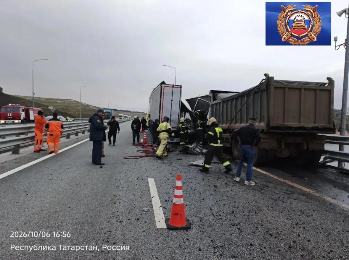 Семь человек пострадали в тройном ДТП на трассе М-12 в Лаишевском районе Татарстана