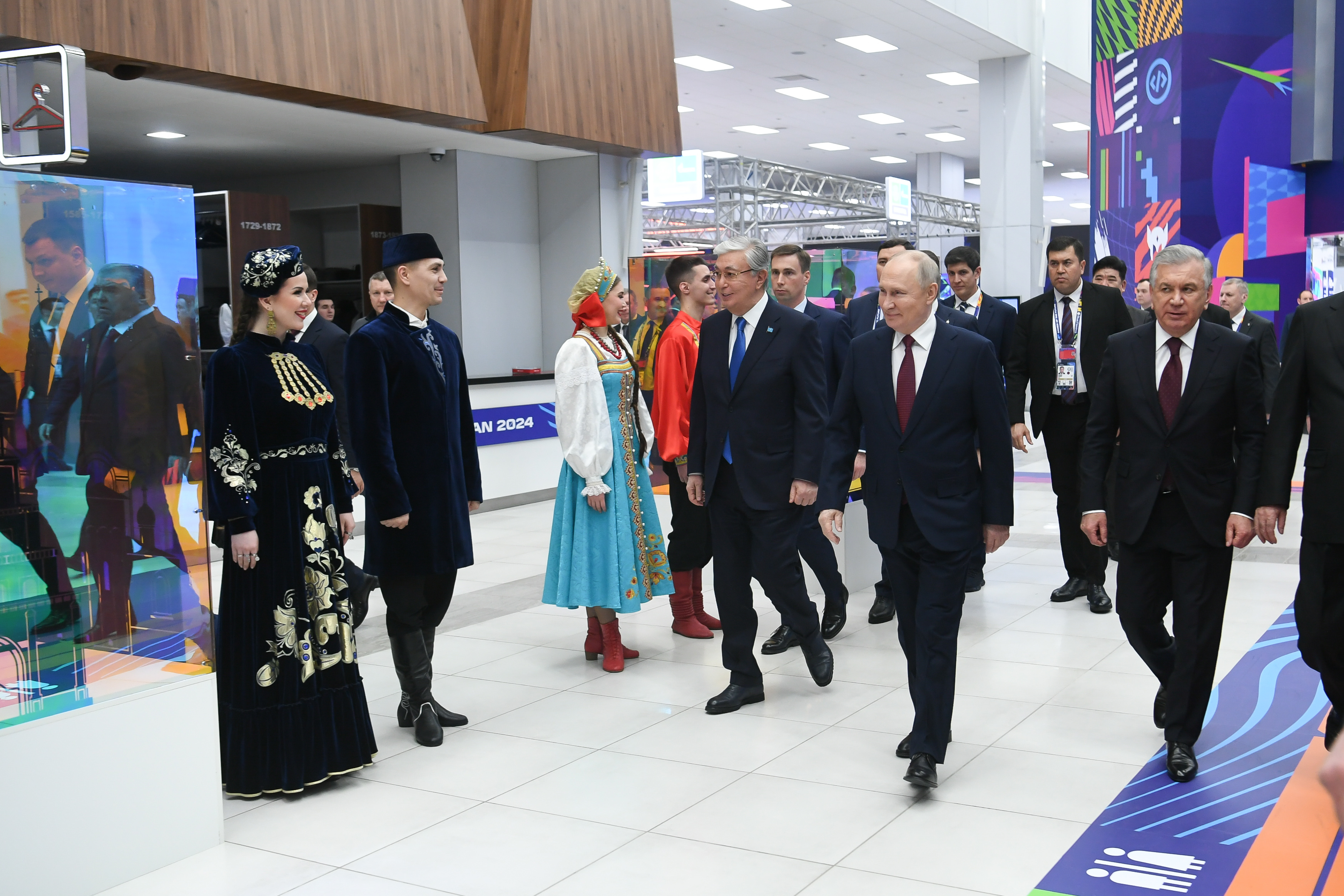 На открытии Международного мультиспортивного турнира "Игры будущего".