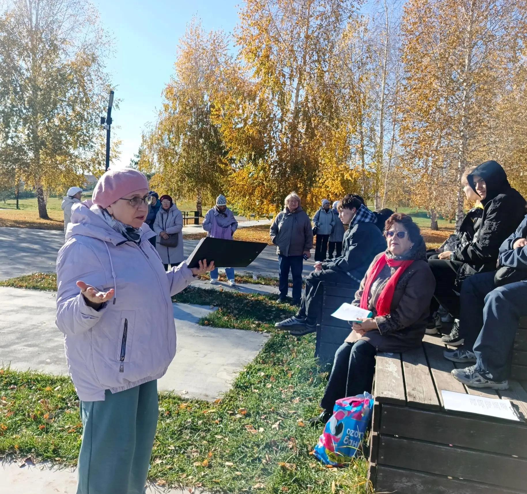 В лаишевском экстрим-парке осень прозвучала в стихах и песнях
