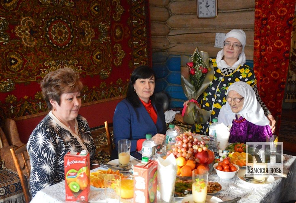 101 год исполнился почетной жительнице Лаишевского района