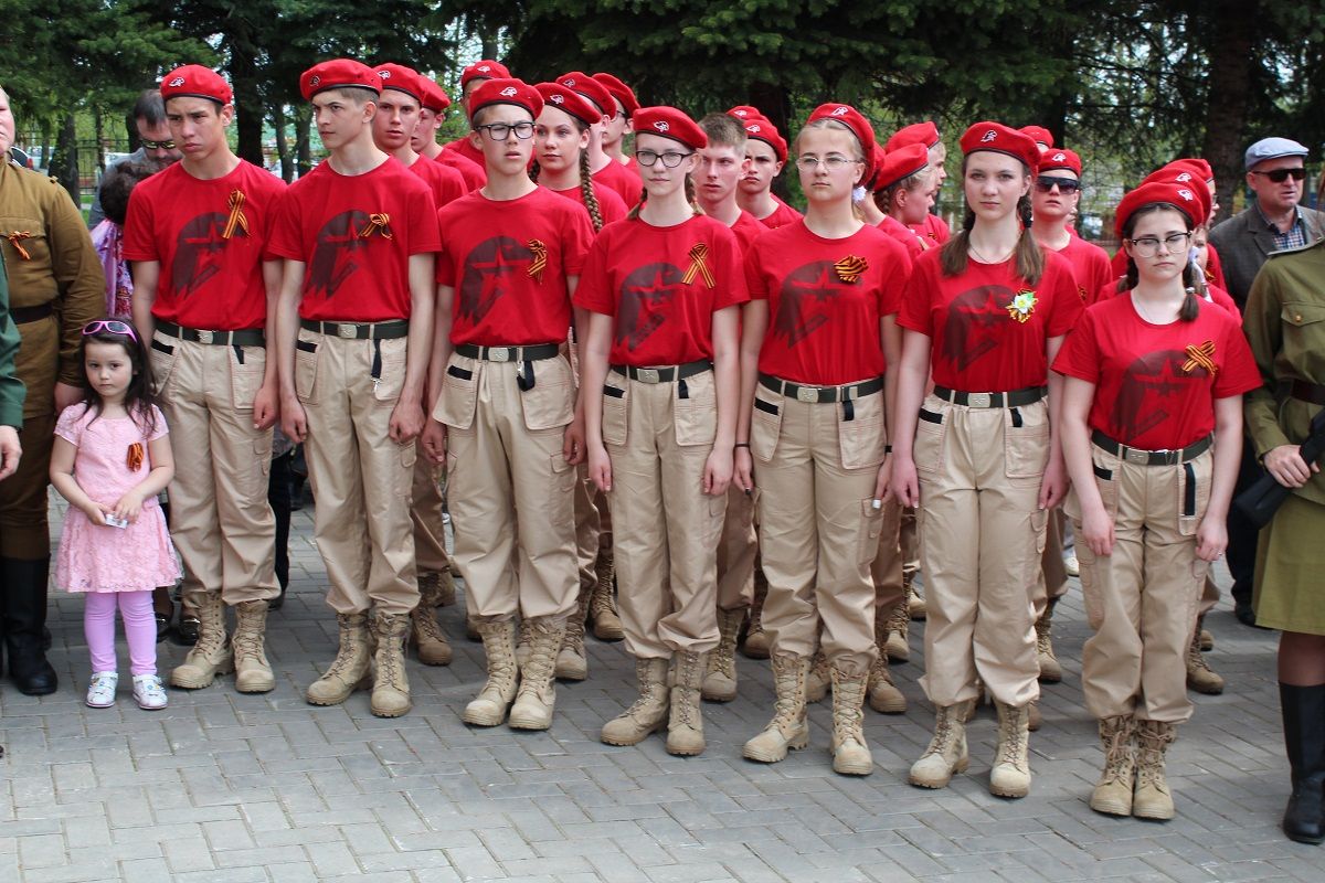 В лаишевском парке Победы прошел торжественный митинг