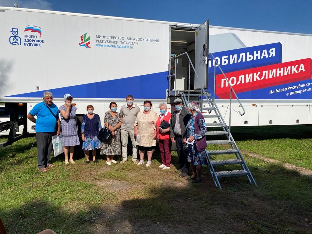 Мобильная поликлиника добралась до Лаишевского района