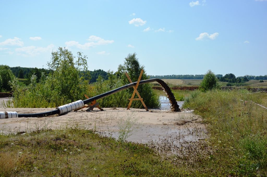 ​​​​​​​Начата очистка водоемов в Державино и Никольском Лаишевского района