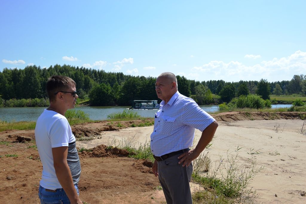 ​​​​​​​Начата очистка водоемов в Державино и Никольском Лаишевского района