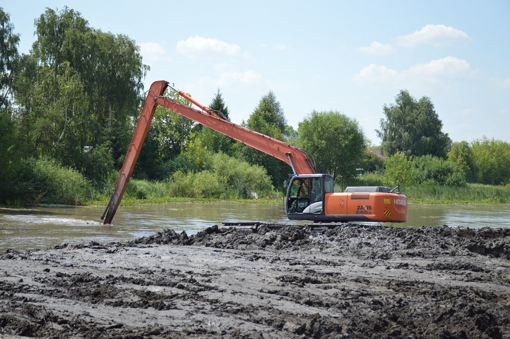 ​​​​​​​Начата очистка водоемов в Державино и Никольском Лаишевского района