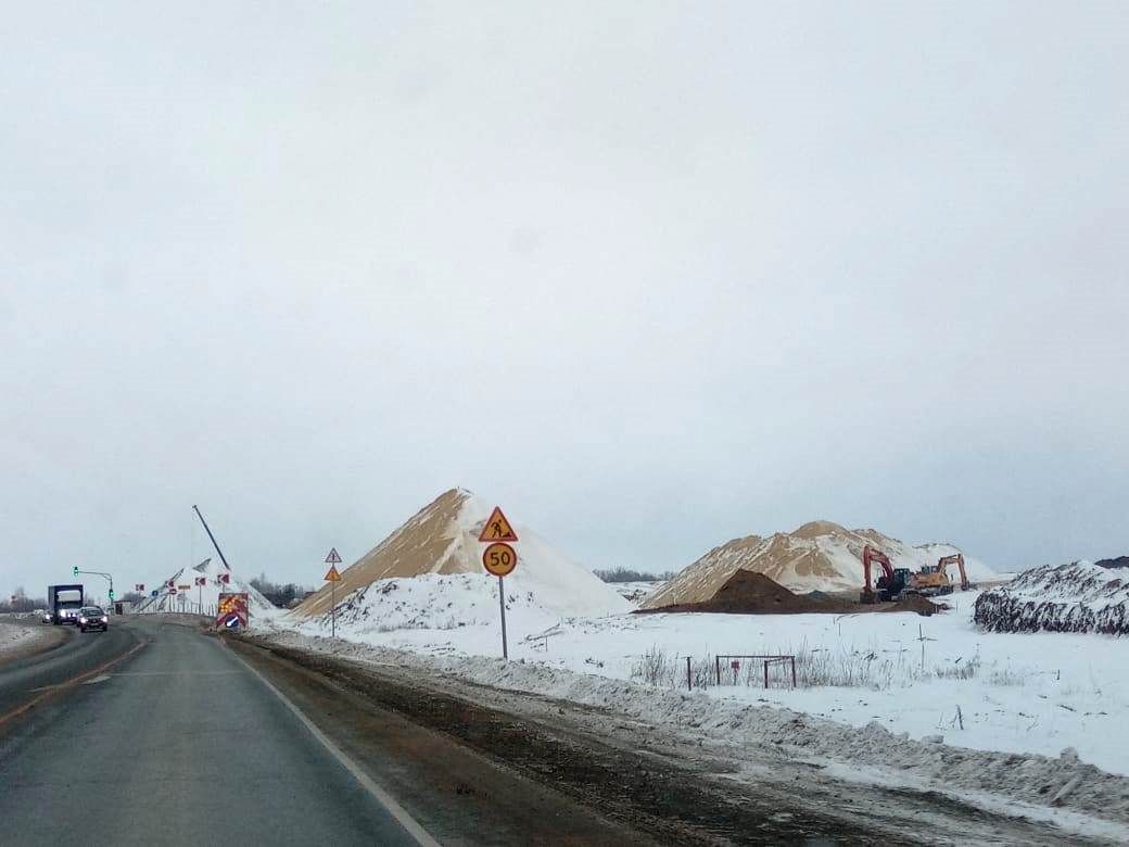 Строительство автомагистрали М12 продолжается в любую погоду
