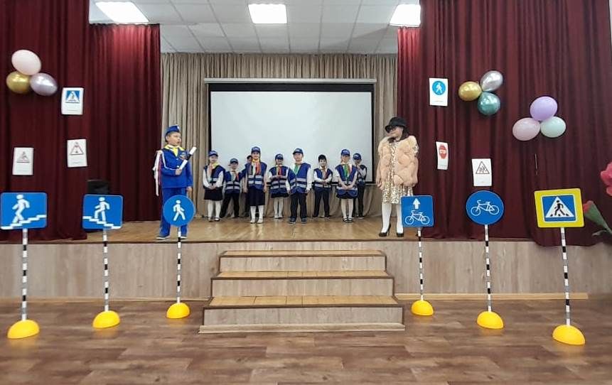"Безопасное колесо-2022": отряд ЮИД Сокуровской  школы демонстрирует творческое задание