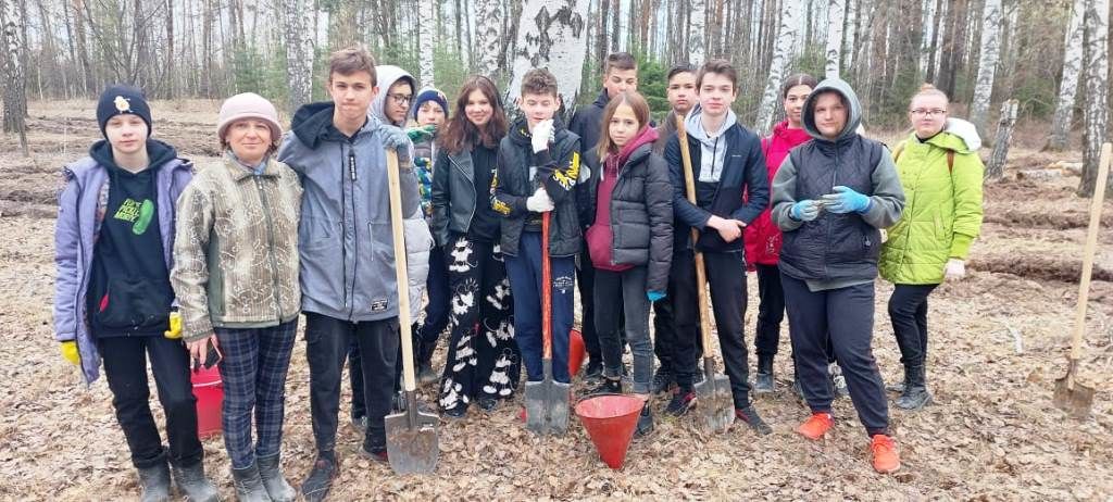 Никольская средняя школа приняла участие во Всероссийской акции «Сад памяти»
