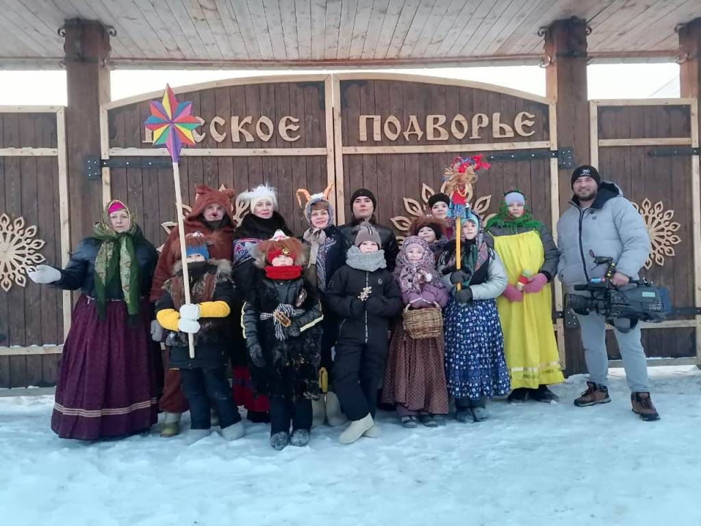 Как в Татарстане в селе Никольское колядки проходят