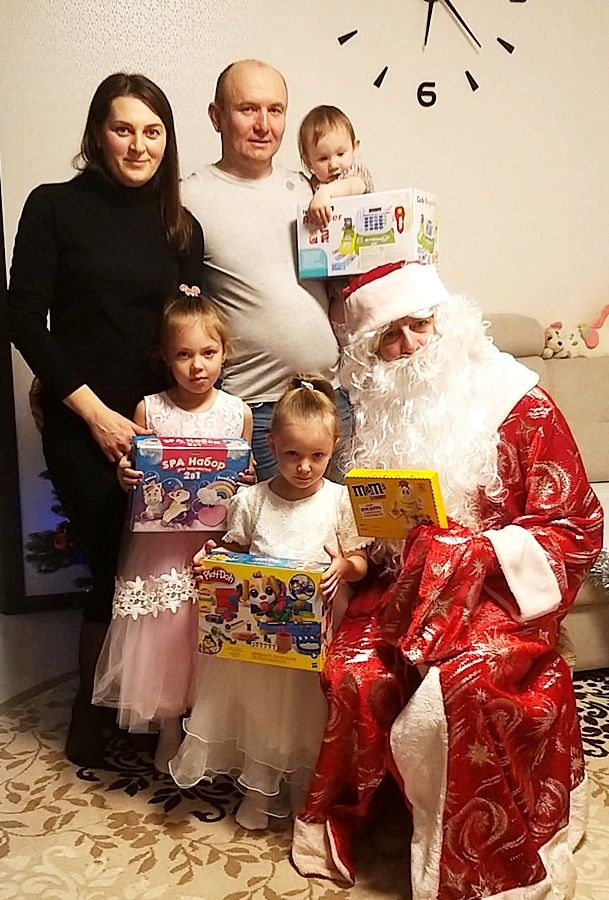 Дед Мороз от имени «ДомСервис» поздравил детей  села Усады