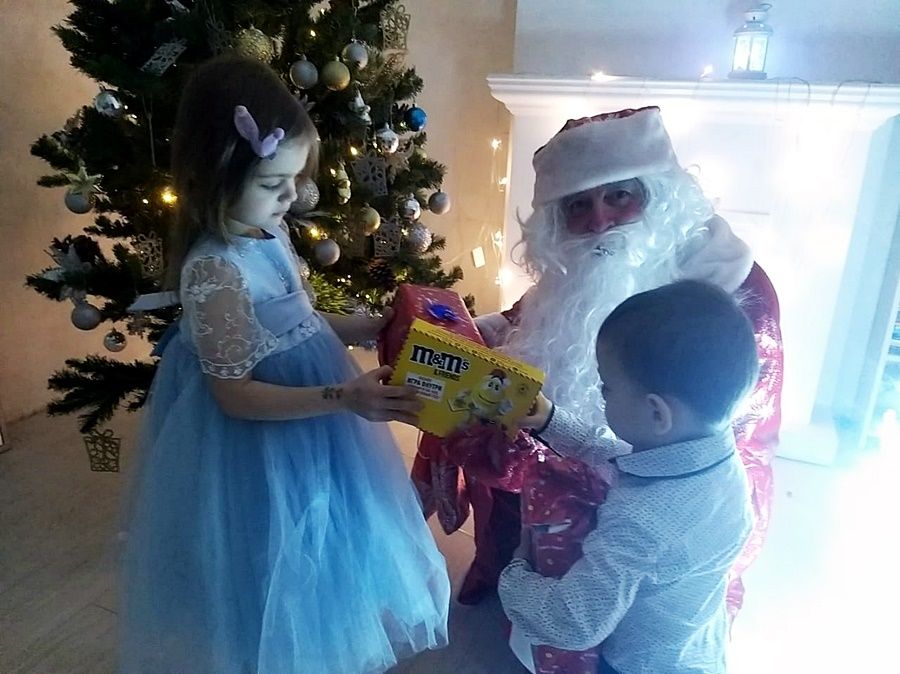 Дед Мороз от имени «ДомСервис» поздравил детей  села Усады