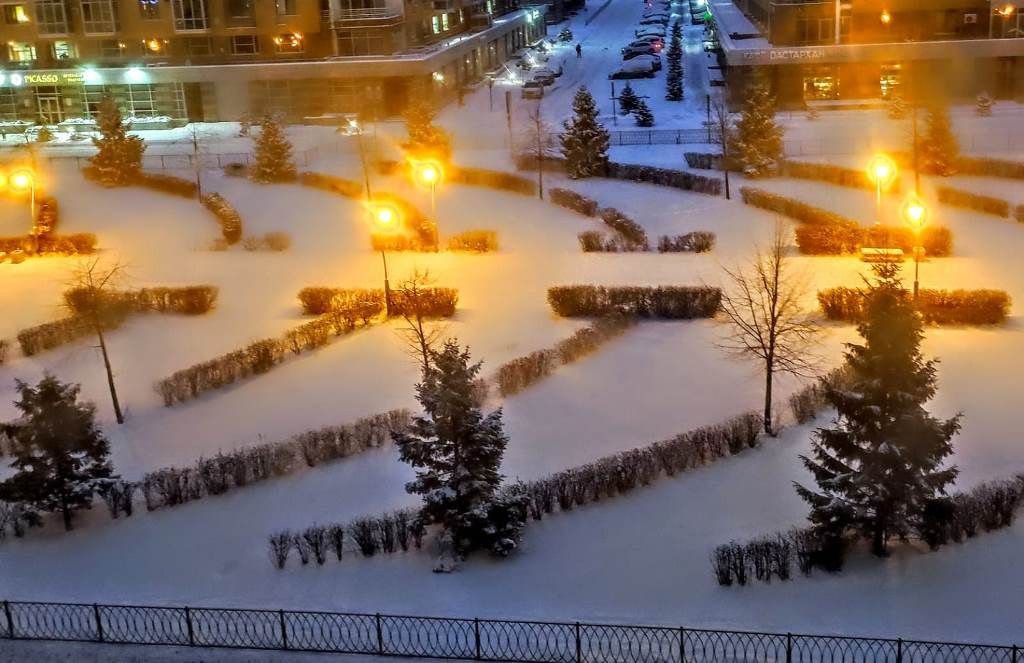 В Казань опять пришла зима...