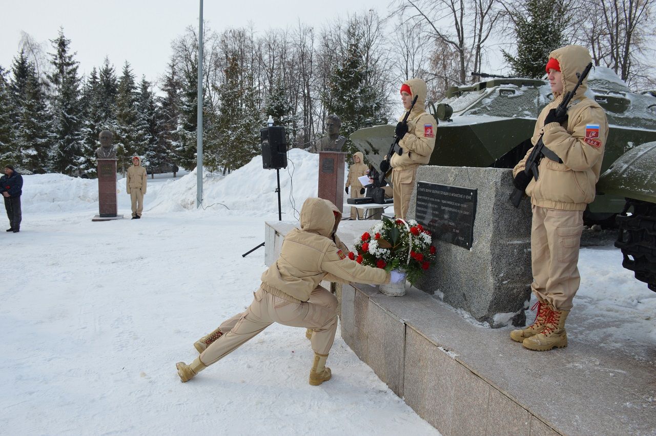 Жители Лаишевского района почтили память воинов-интернационалистов
