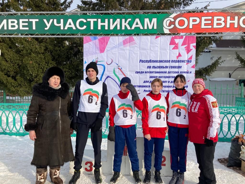 Свою победу лаишевские лыжники посвятили нашим  ребятам-участникам спецоперации на Украине