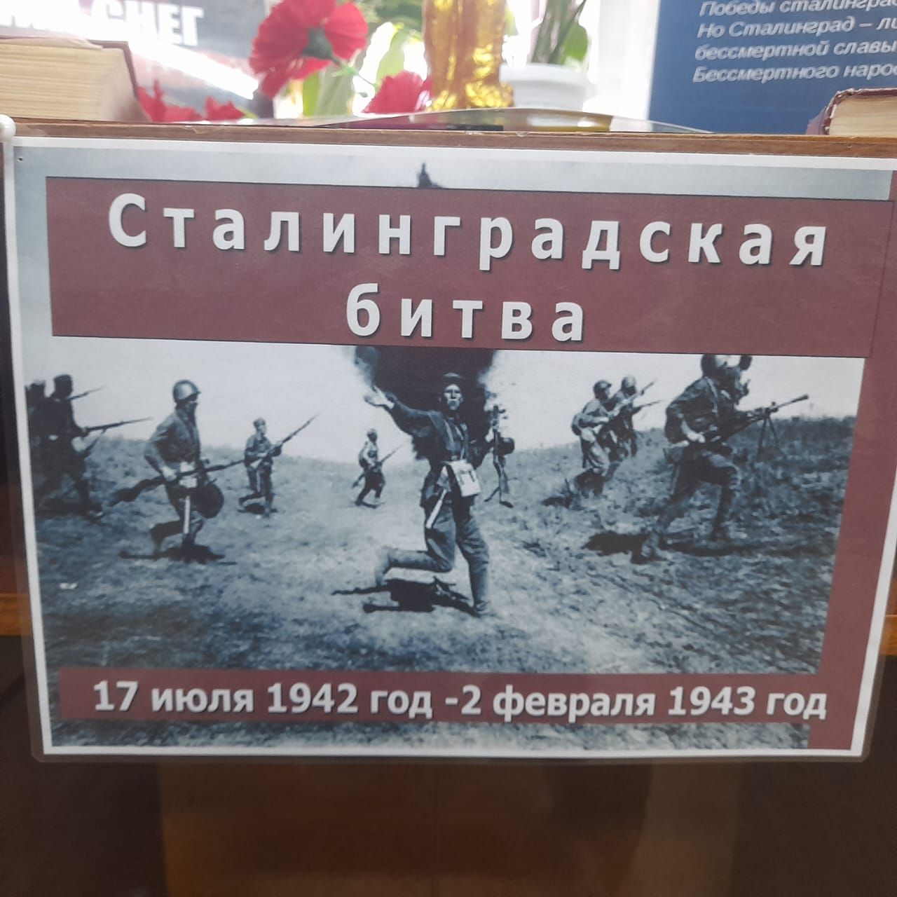 Лаишевских читателей знакомят с историей Сталинградской битвы