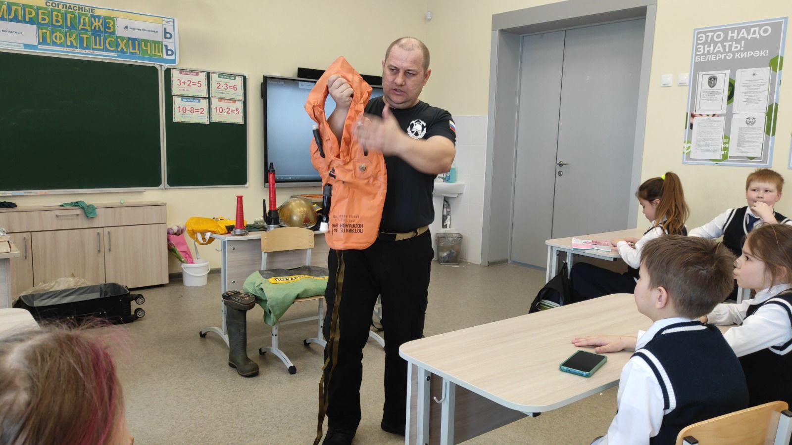 Пожарную безопасность в повседневной жизни изучали школьники Лаишевского района