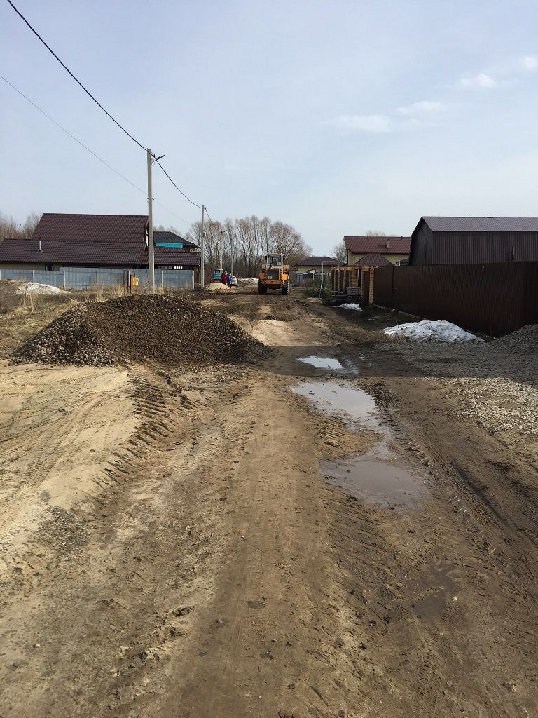 В Лаишевском районе сельчане за свой счет отремонтировали дорогу на своей улице