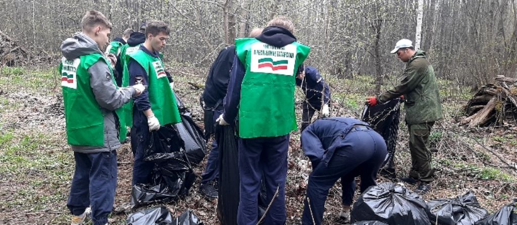 В Лаишевском район проходит весенний этап акции «Чистые леса Татарстана»
