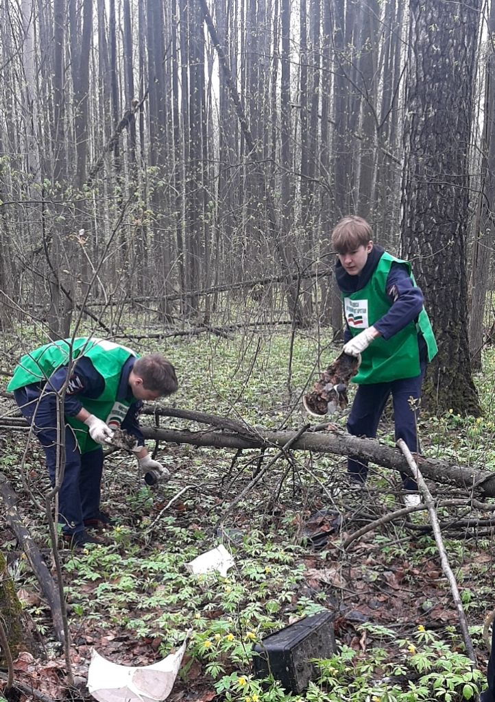 В Лаишевском район проходит весенний этап акции «Чистые леса Татарстана»