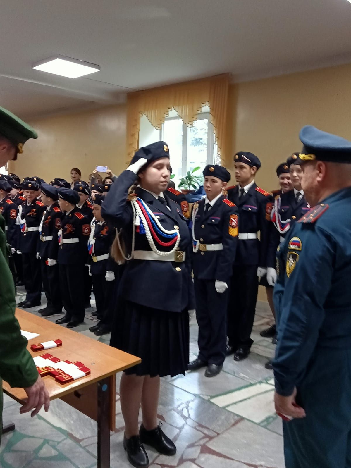 В Столбищенской средней школе им А.П.Малышева прошло торжественное  мероприятие