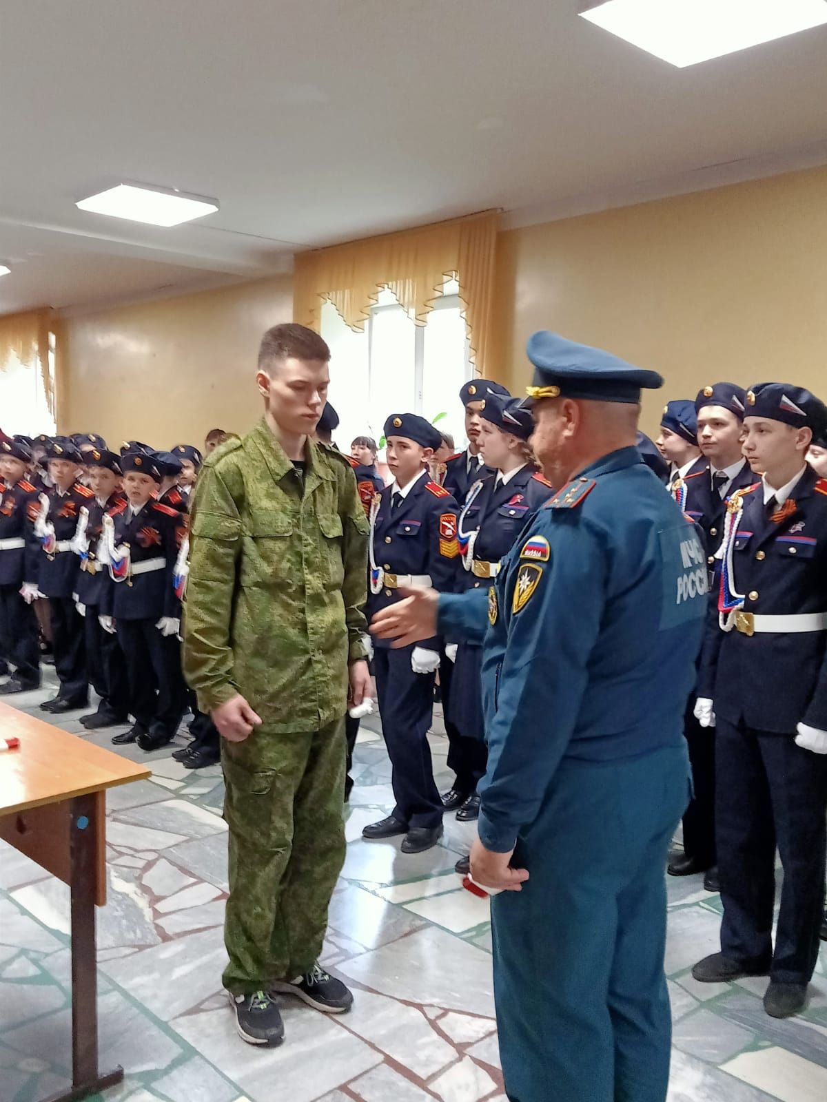 В Столбищенской средней школе им А.П.Малышева прошло торжественное мероприятие