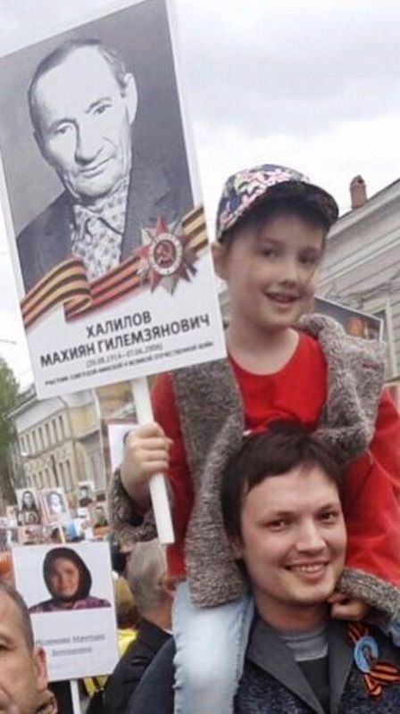 #ФотоальбомПобеды. Мой прадедушка участвовал в освобождении Праги и взятии Берлина, был в плену