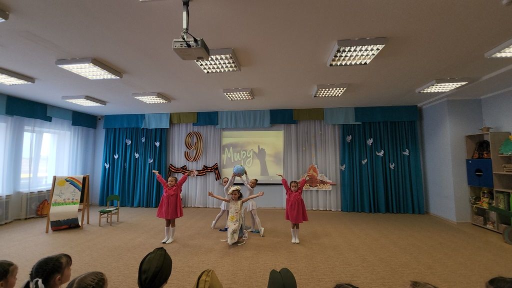 В детском саду «Айтишка» концерт к 9 Мая прошел на одном дыхании