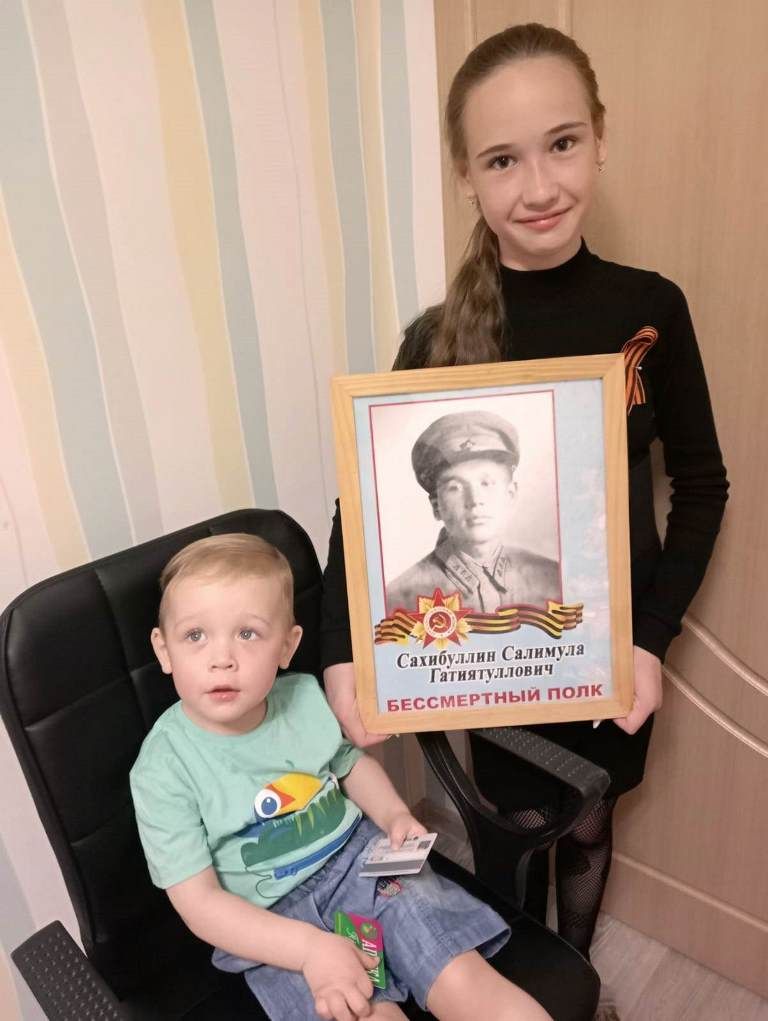 #Бессмертныйполк Салимулла Сахибуллин бежал из фашистского плена, освобождал Австрию, был ранен