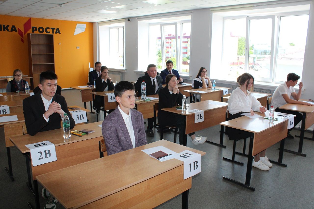 Лаишевские выпускники сдавали Единый госэкзамен по математике