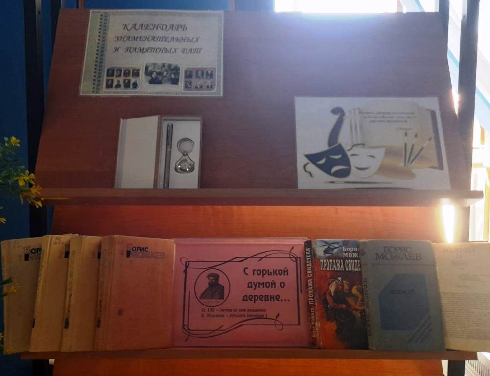 В Лаишевской библиотеке организована книжная выставка-юбилей