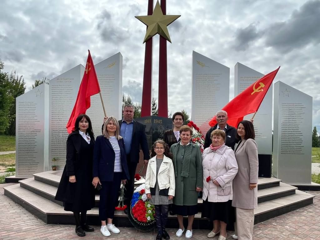 В Лаишевском районе в День памяти и скорби почтили память погибших в борьбе с фашистами