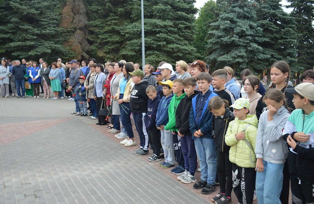 В День памяти и скорби лаишевцы почтили минутой молчания павших в Великой Отечественной войне