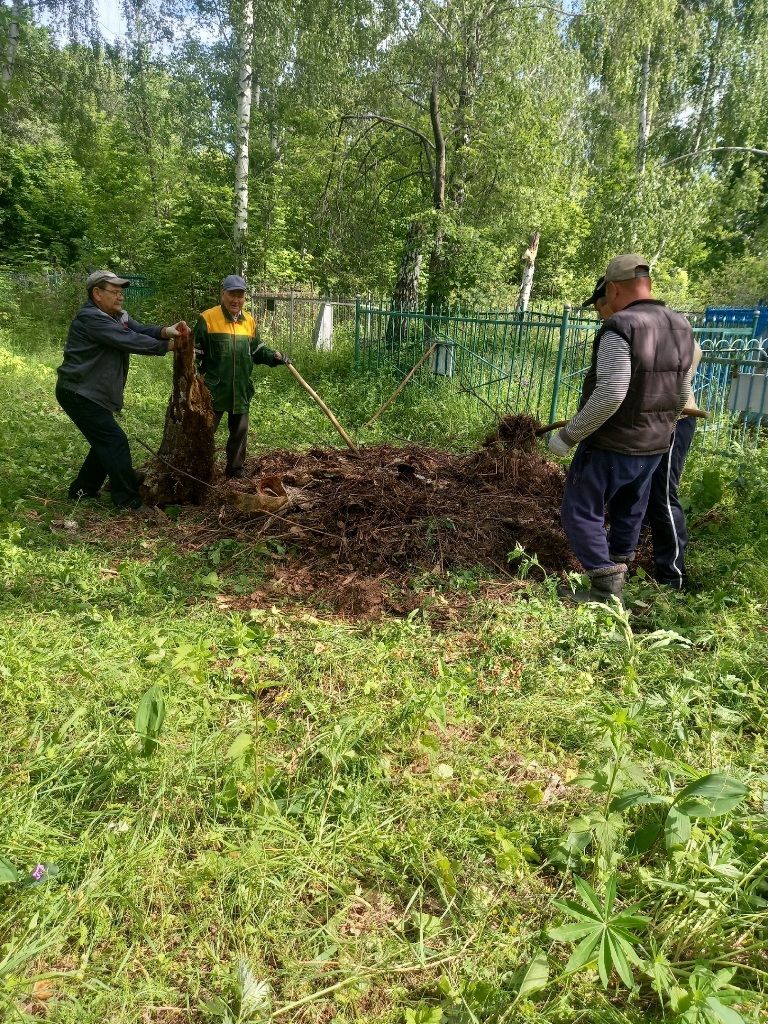В Атабаевском сельском поселении вышли на субботник