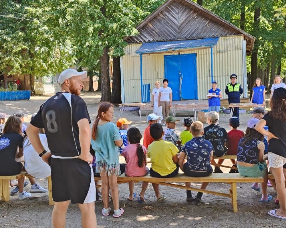 Лаборатория безопасности побывала в лагере «Липки» Лаишевского района
