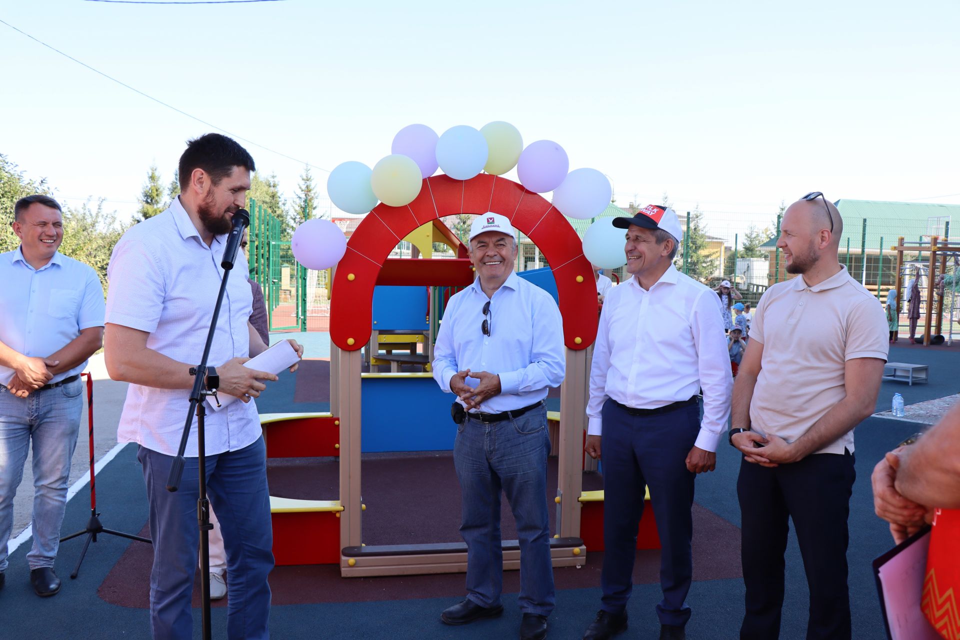 В Сокурах Лаишевского района открыли детскую площадку